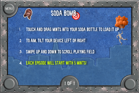 Screenshot MythBusters Soda Bomb iPhone and iPod Touch Edition Screenshot MythBusters Soda Bomb iPhone and iPod Touch Edition