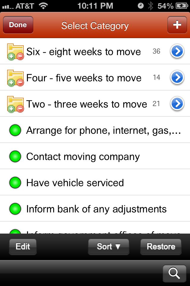 App Shopper Moving To Do List (Productivity)